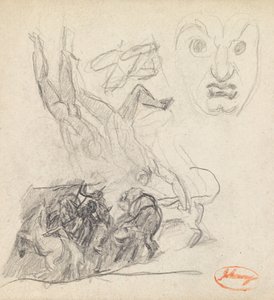 図構図スタディ21顔あり 作： George Romney